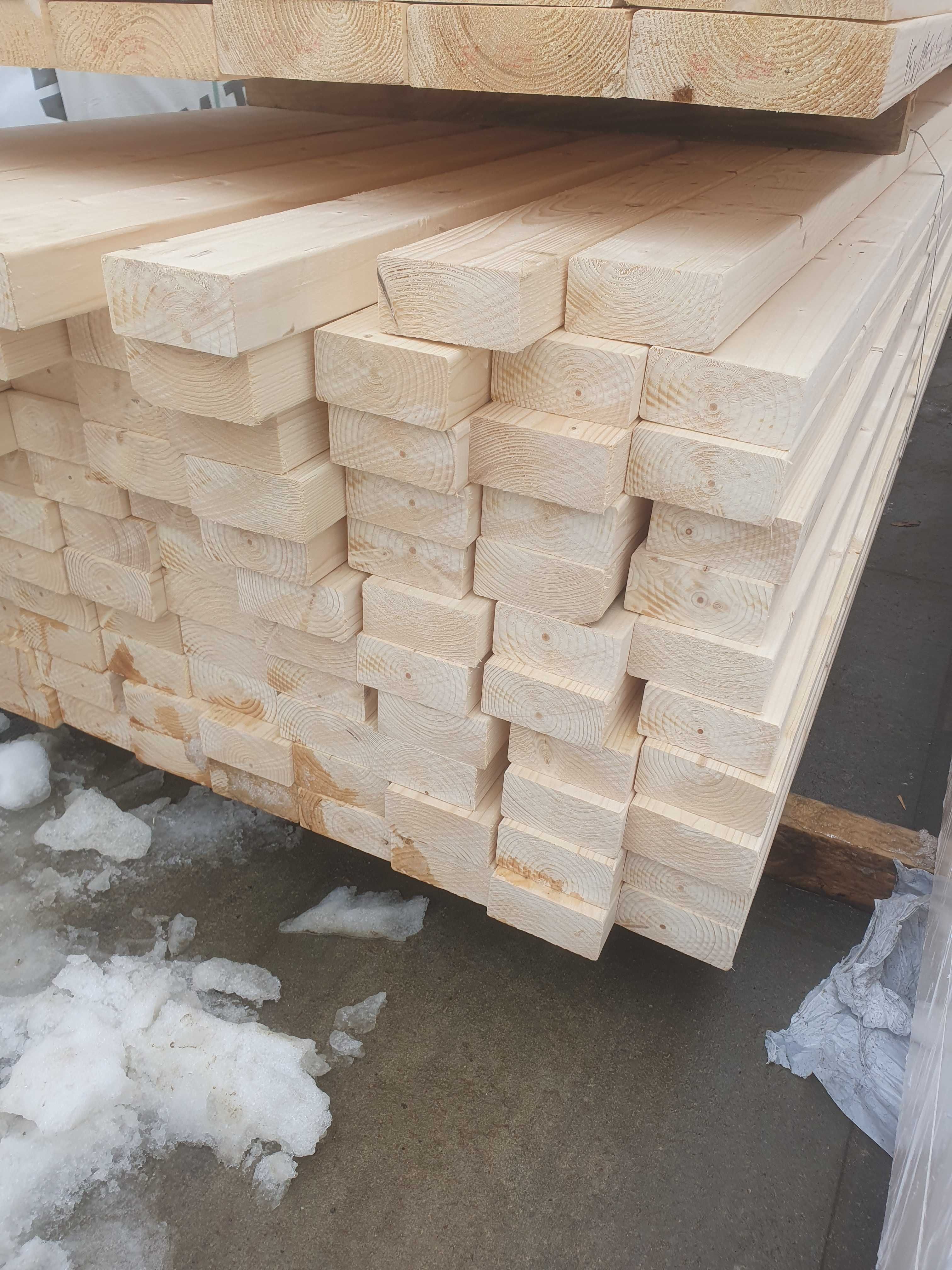 Drewno konstrukcyjne suche strugane 45x95 c24 świerk