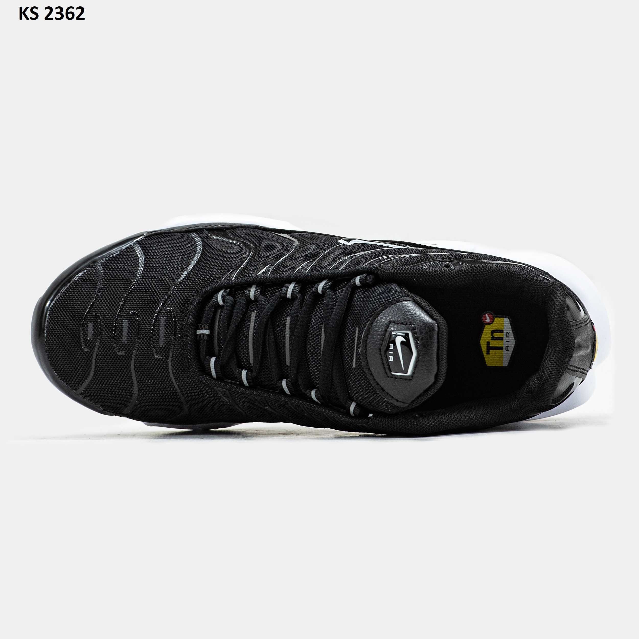 Кросівки Nike Air TN Max Plus Black White. Арт: KS 2362