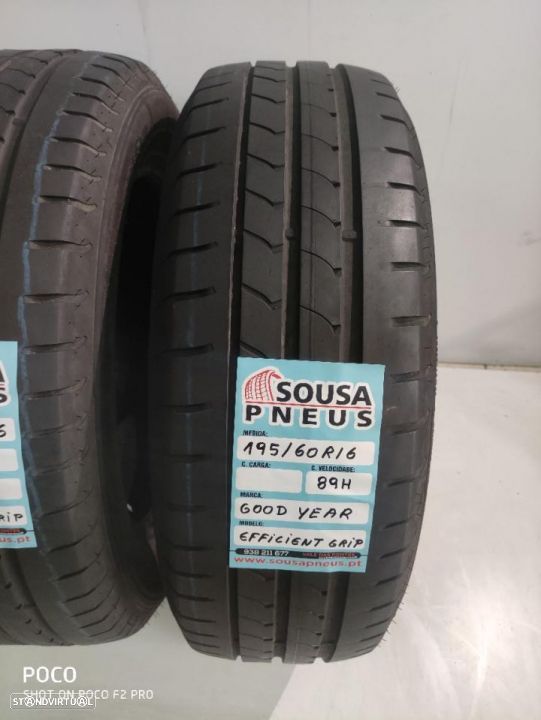 2 pneus semi novos 195-60r16 good year - oferta dos portes