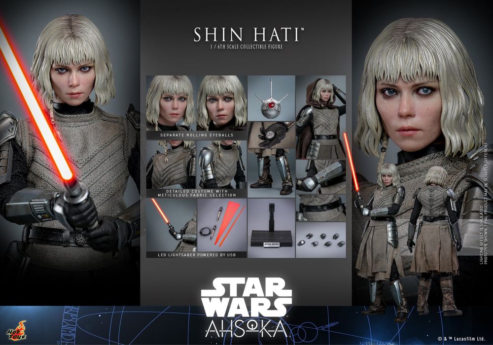 Фігурка 1/6 Hot Toys  TMS 124 STAR WARS AHSOKA – SHIN HATI