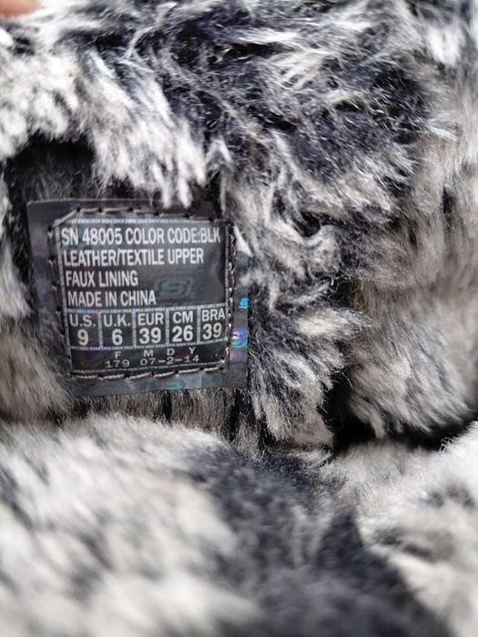 Чоботи зимові замшеві Skechers