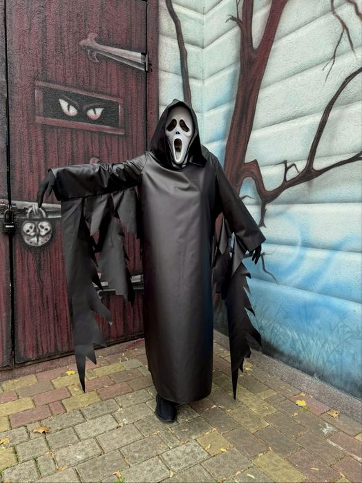 Костюм Крик,  карнавальный костюм на хеллоуин, костюм убийцы