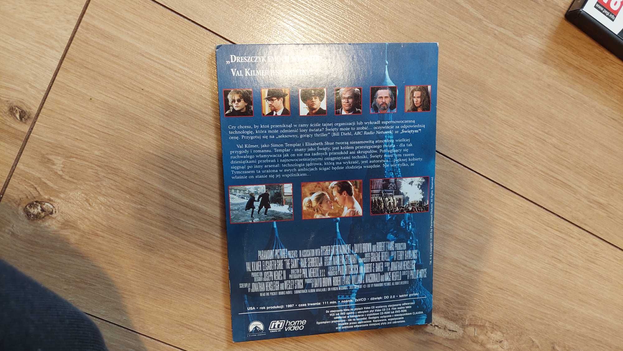film VCD Święty - Val Kilmer, Elisabeth Shue