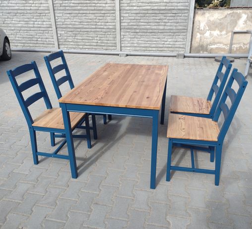 Stół i krzesła Ikea - nowy po renowacji, cena do negocjacji