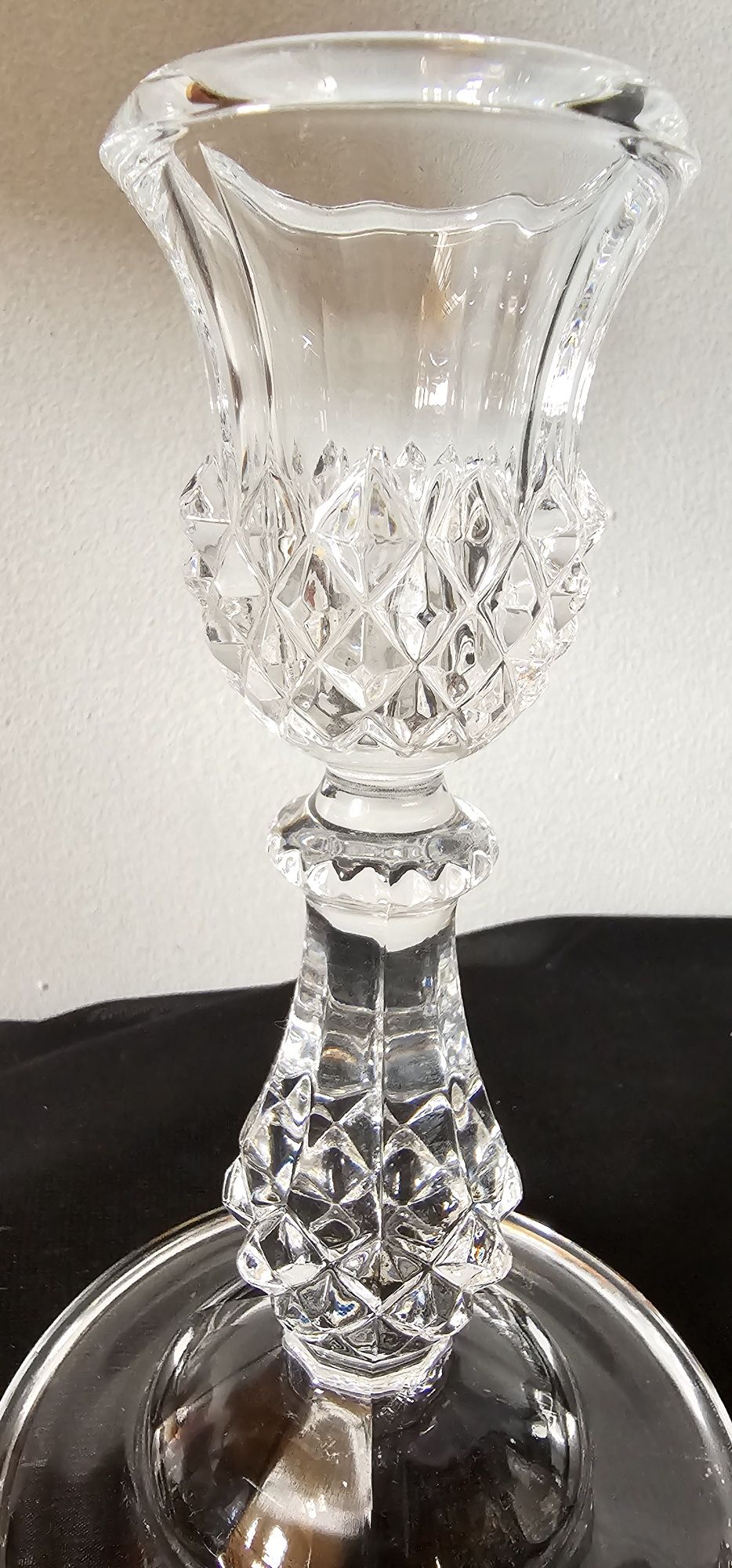 Castiçal cristal d'arques