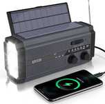 Radio solarne, przenośne radio korbowe, dynamo z AM/FM, 5000 mAh

Nacz