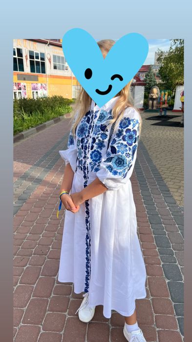 Сукня вишиванка скиба 158 см