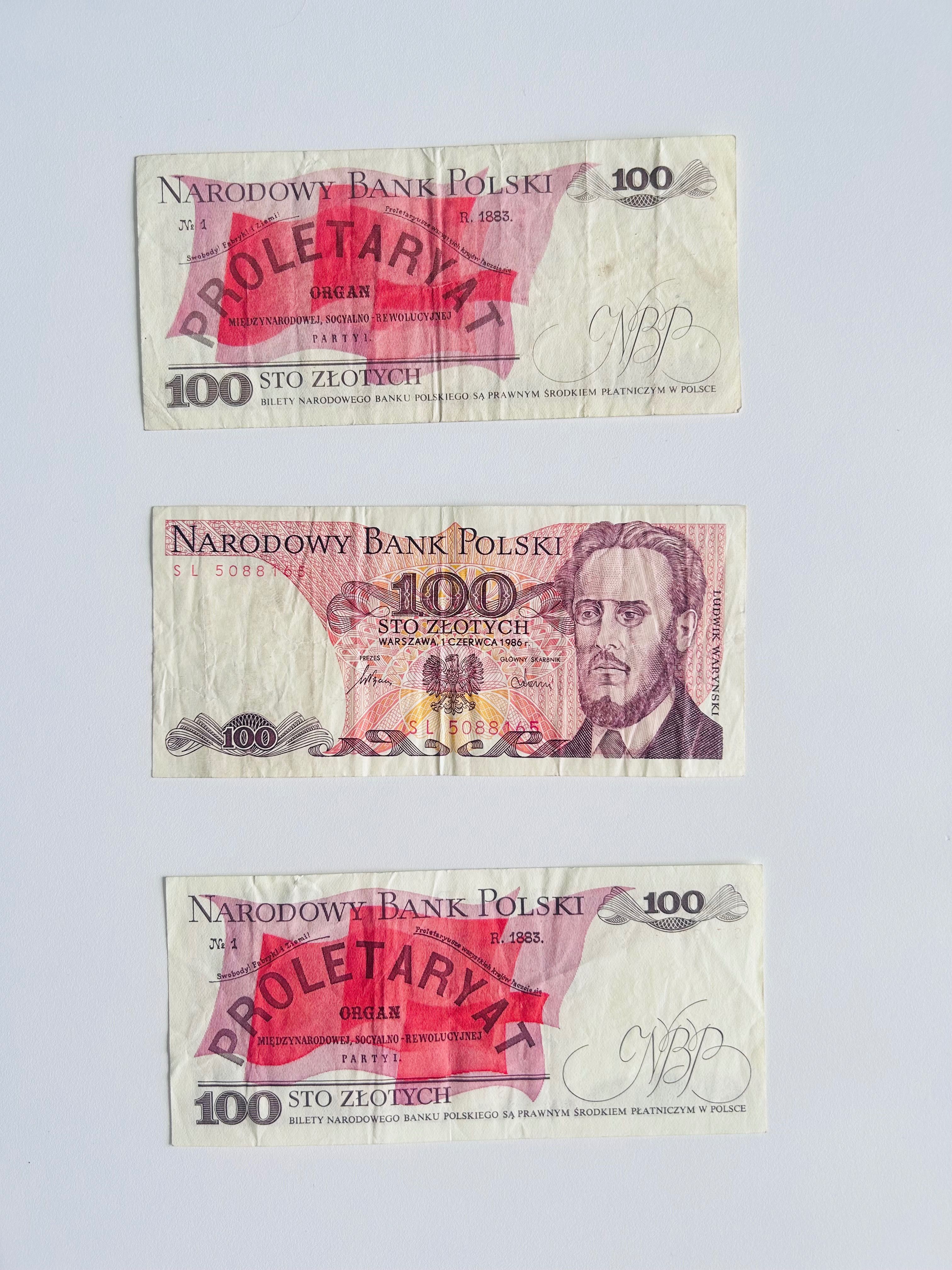 Banknot 100 złotowy NBP / Stary banknot 100 złotowy NBP
