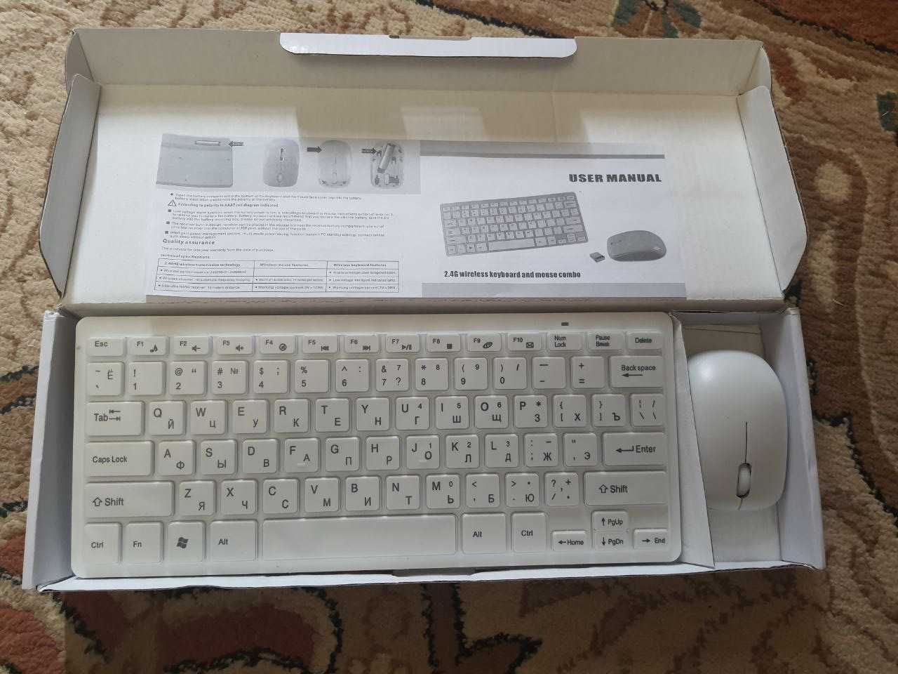 Бездротова клавіатура з мишкою UKC k03  з адаптером