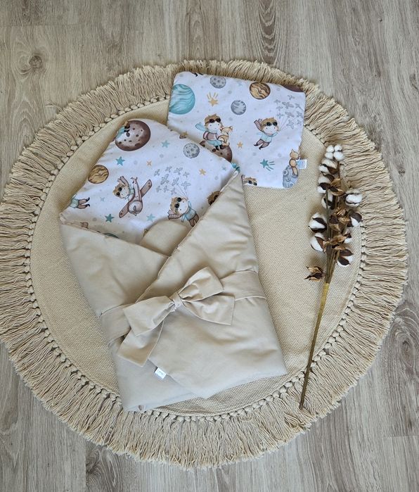 Rożek niemowlęcy 3w1 + poduszka