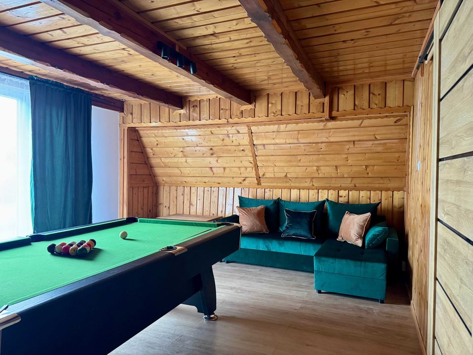 Domek w górach z sauną, jacuzzi, basenem, biliardem