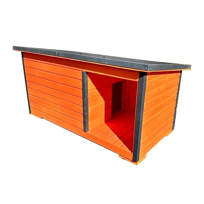 Буда с тамбуром утеплена 150 см | Будка для собак | Будки Великі 195см