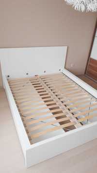 Łóżka IKEA MALM białe 160x200cm z szufladami