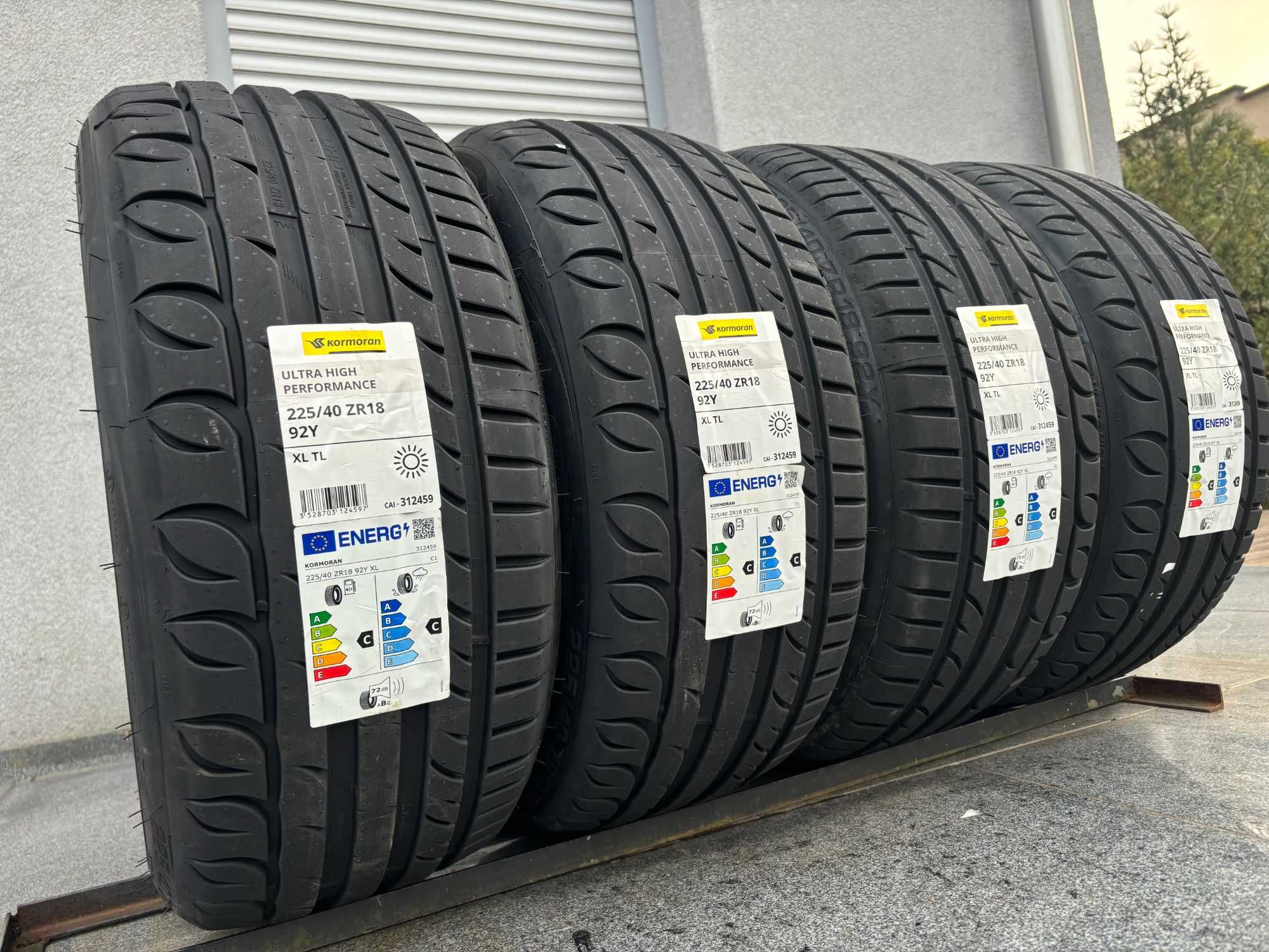 x4 letnie 225/40R18 Kormoran UHP 92Y XL prod. 2024 rok! gwarancja