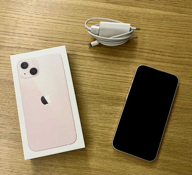 iPhone 13 128 GB - RÓŻOWY - stan idealny