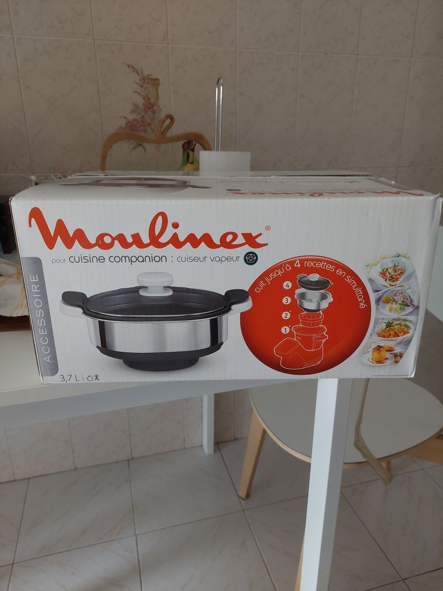 Robot cozinha Moulinex Companion + OFERTA Panela de Vapor