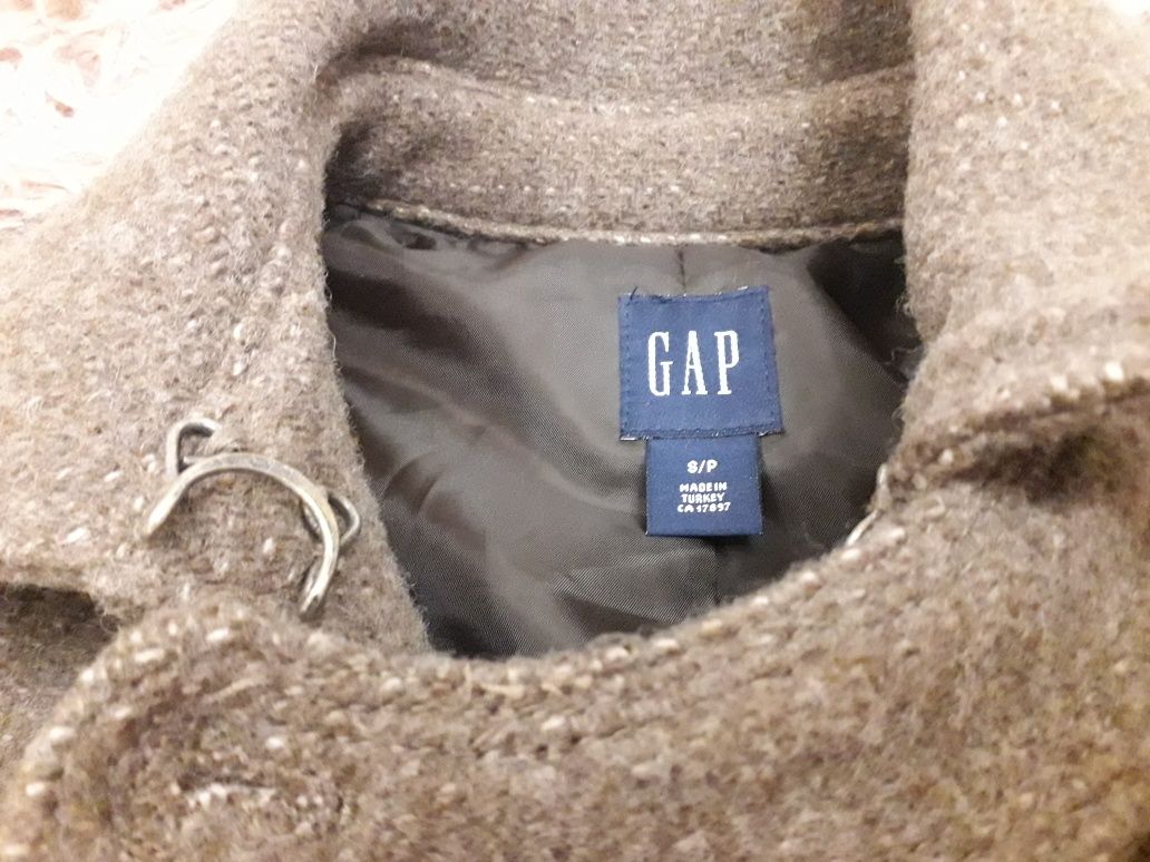 Полупальто GAP, тёплый шерстяной пиджак