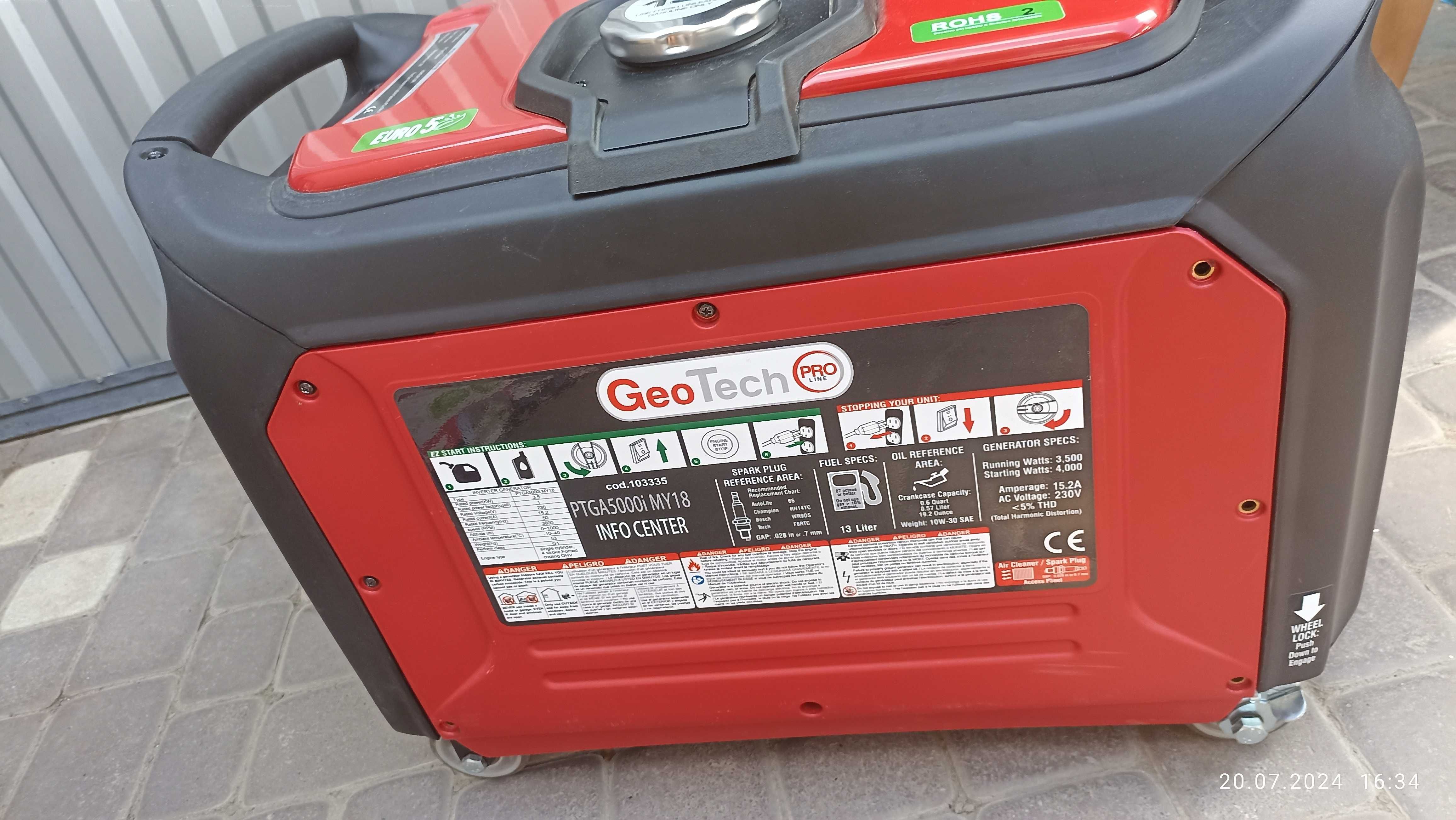 Инверторный   GEOTECH PTGA 5000I 4Квт з  ATS