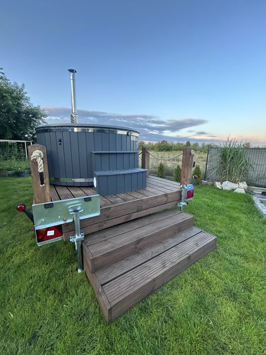 Relax na kólkach mobilna balia/jacuzzi na wynajm