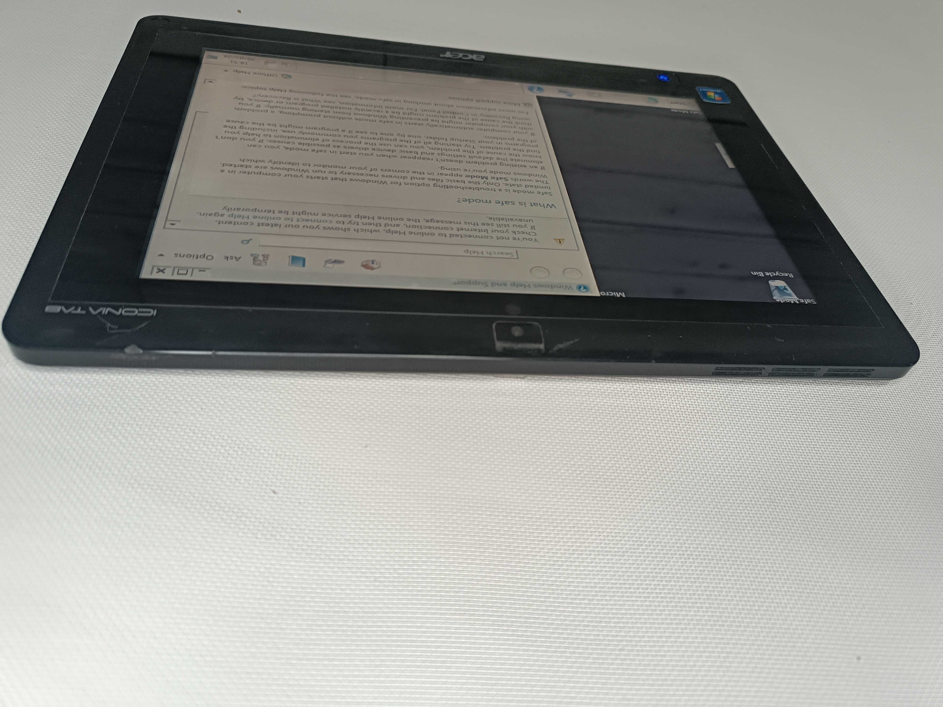 Tablet Acer ICONIA Tab W500 Windows 7