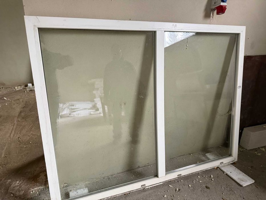 okno  2 skrzydłowe Plastik