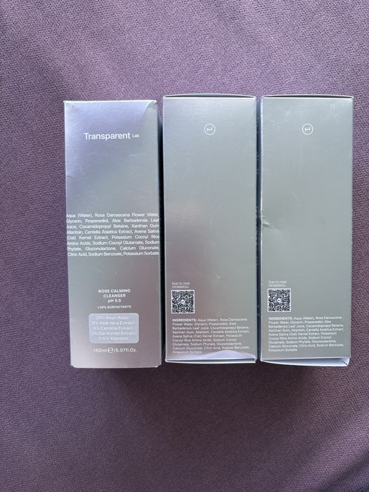 Transparent lab rose calming cleanser ph 5.5 150 ml