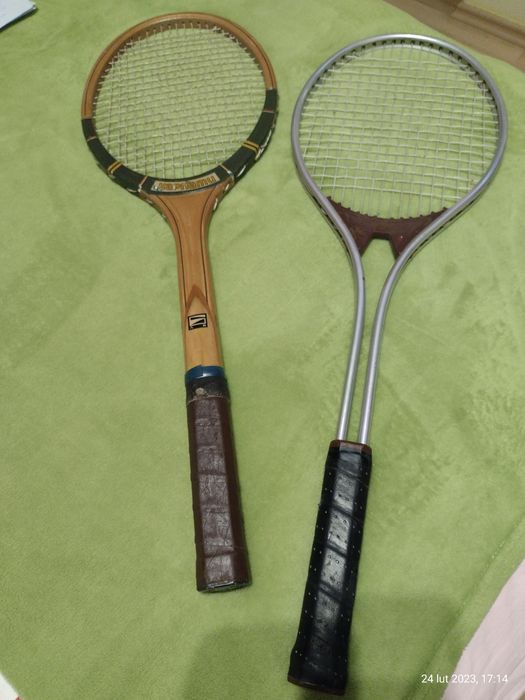 Rakieta drewniana do tenisa prl
