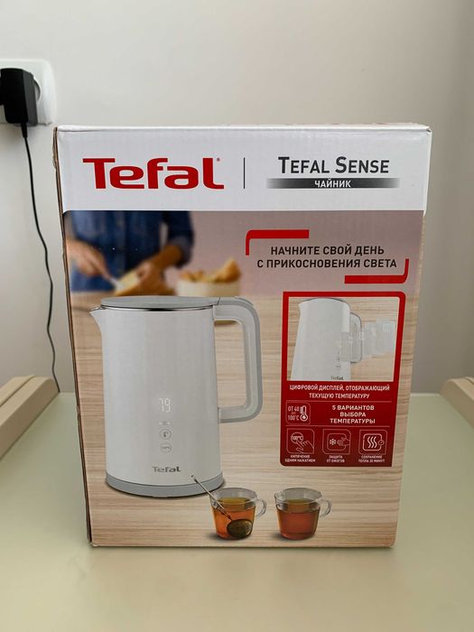 Електричний чайник Tefal Sense KO693110 (з регулятором температури)