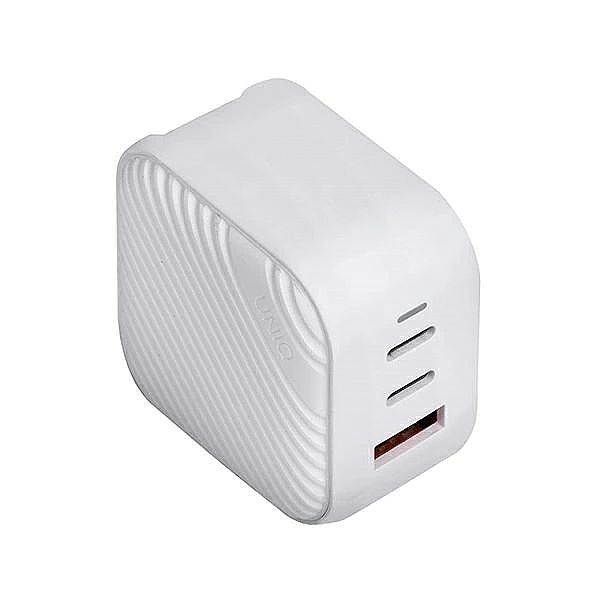 Ładowarka sieciowa UNIQ Verge Pro 66W GaN USB-C - biała