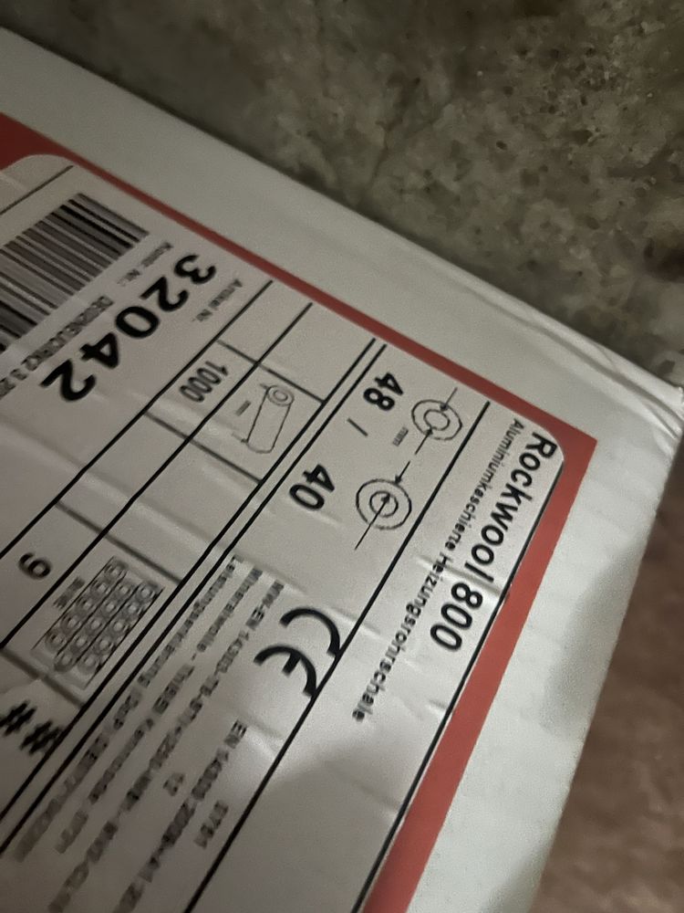 Rockwool 800 Otulina Izolacja na Rury Armaflex 19mm 25mm Pianka