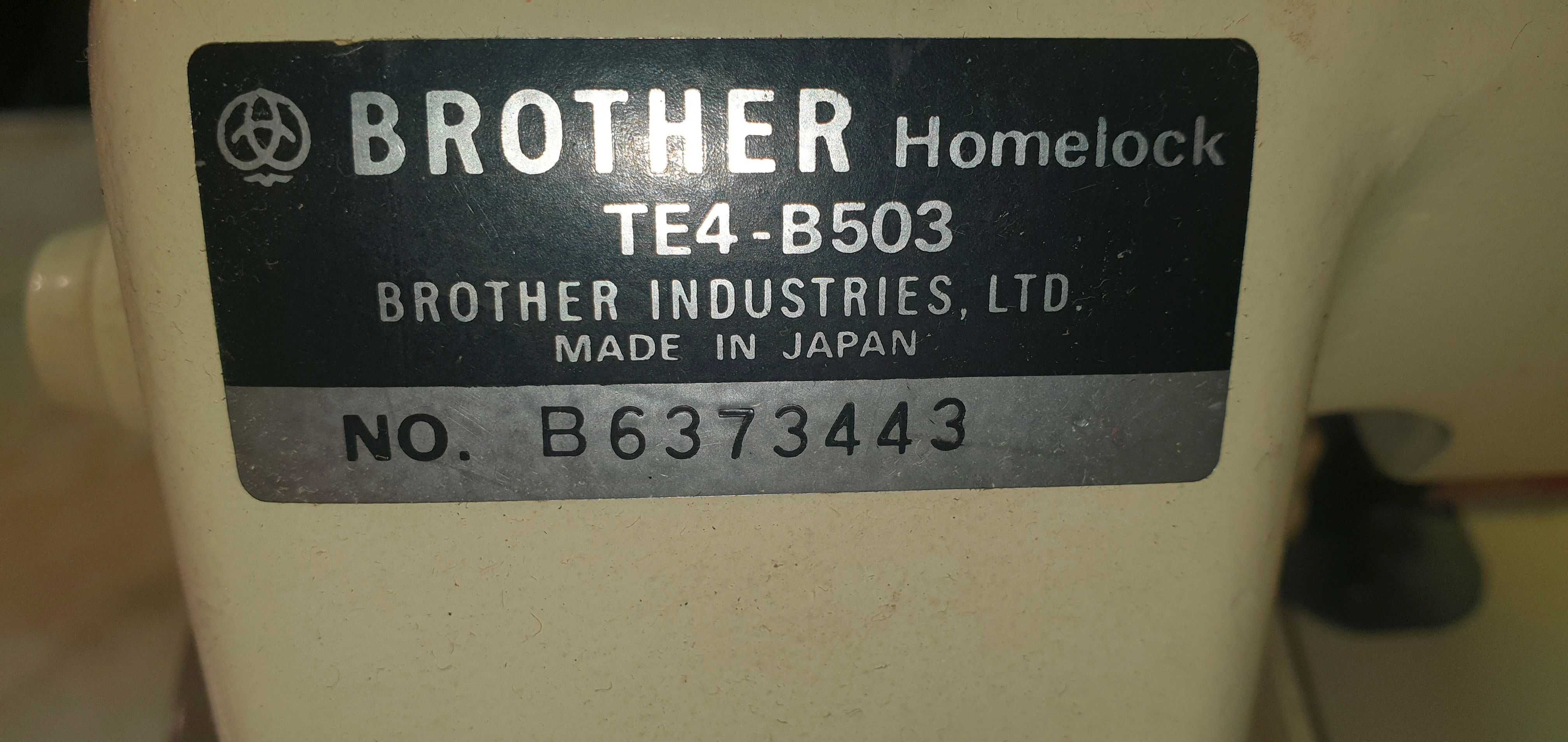 Owerlock - Homelock Brother TE4-B503. Japan