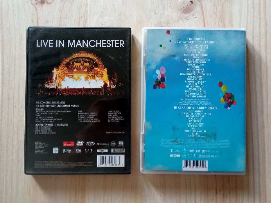 DVDs Take That Ao Vivo