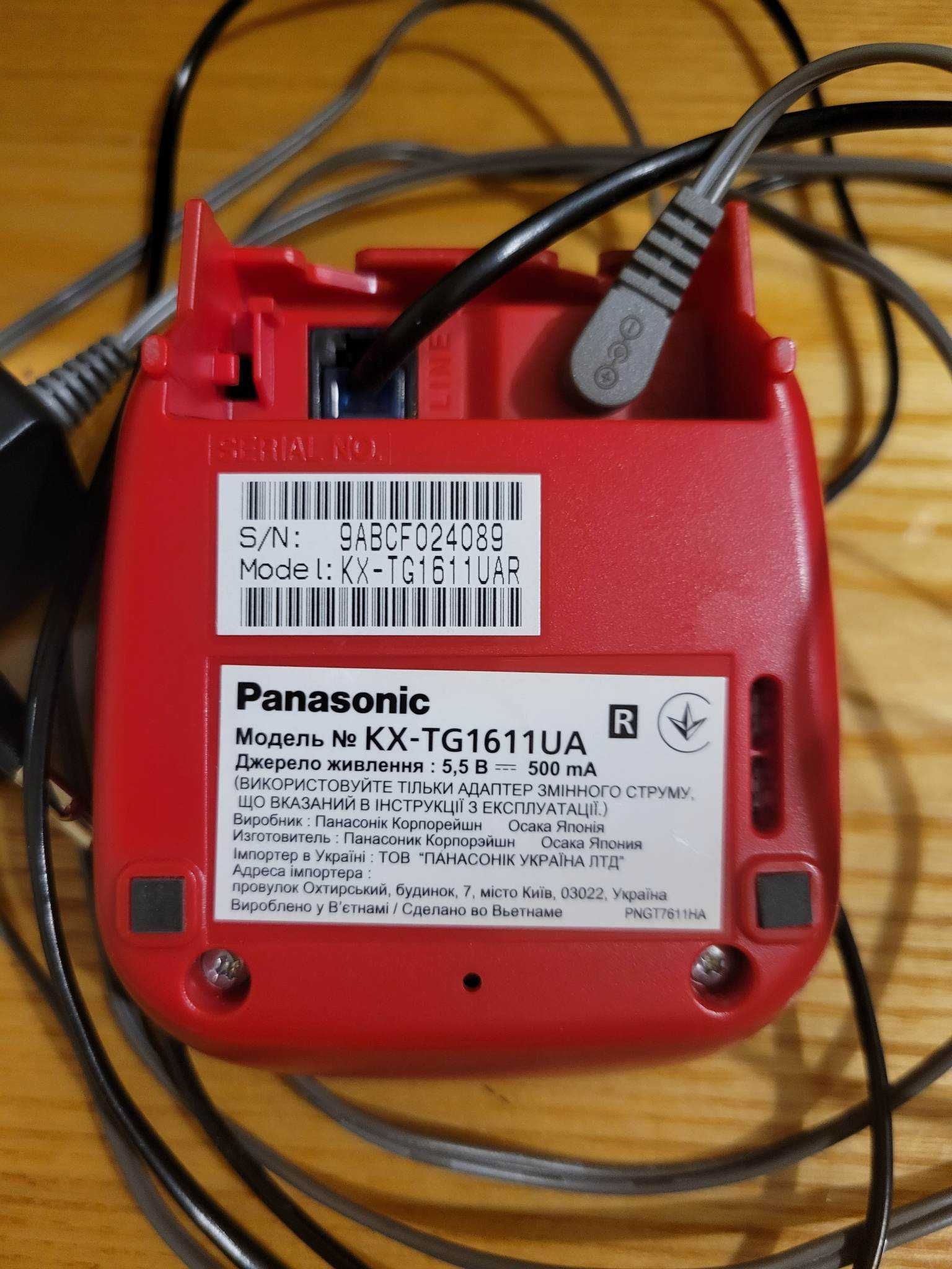 Радиотелефон Panasonic KX-TG1611UA рабочий
