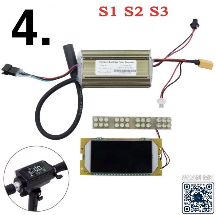 ЦІНИ В ОПИСІ ! Комплекти контролерів електросамока/електровелосипеда