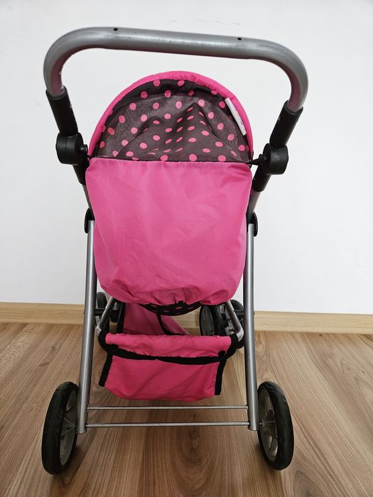 Wózek dla lalek spacerowy Doris + lalka z akcesoriami