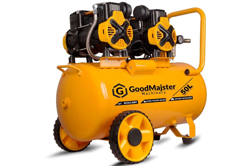Kompresor bezolejowy 4-tłokowy 50L 3000W GMM-AC50oF2|NOWY|WYSYŁKA|