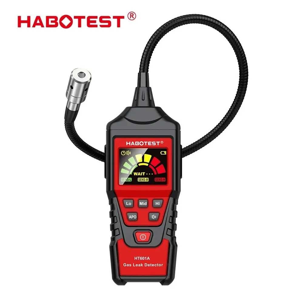 Detektor wycieku gazów Habotest HT601A z alarmem Tester