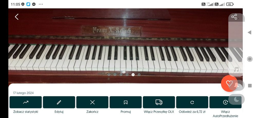 Witam mam do sprzedania pianino