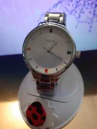 Zegarek damski miś TOUS srebrny bransoleta