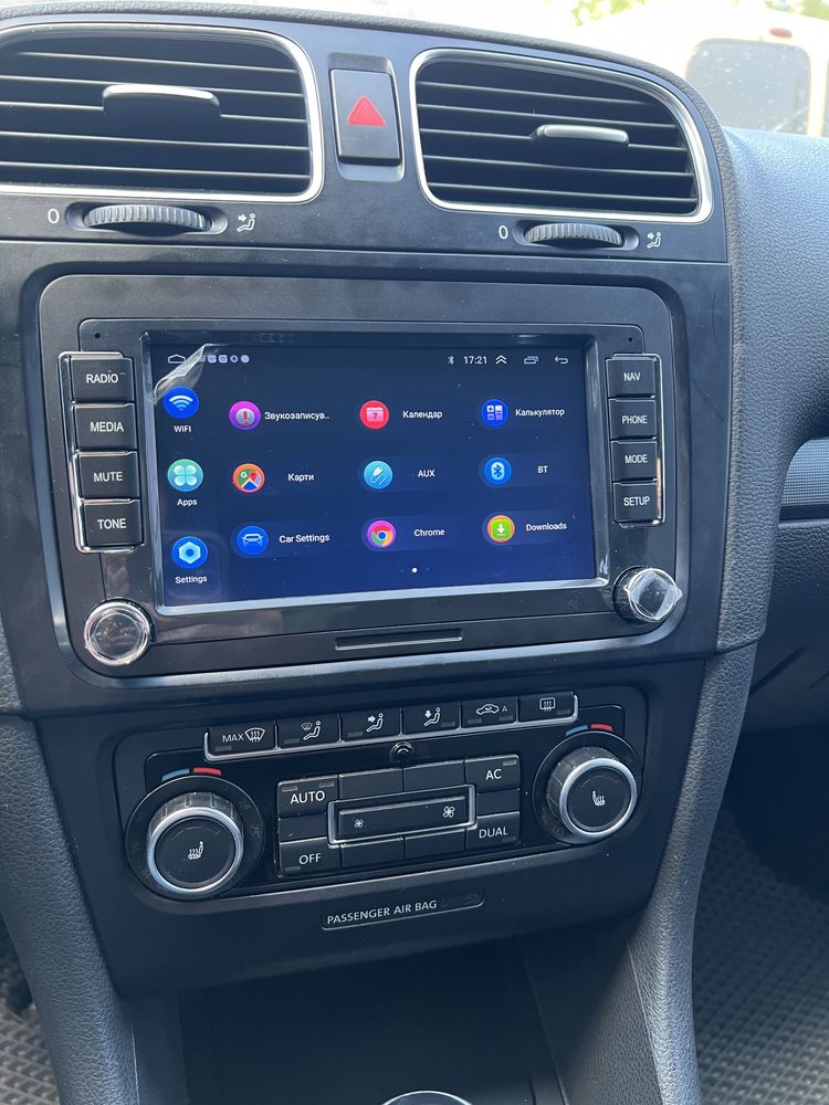 Магнітофон Carplay Android volkswagen skoda media магнітола пасат