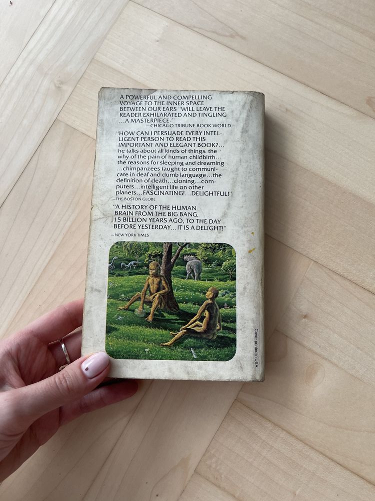 Carl Sagan The Dragons of Eden jezyk angielski