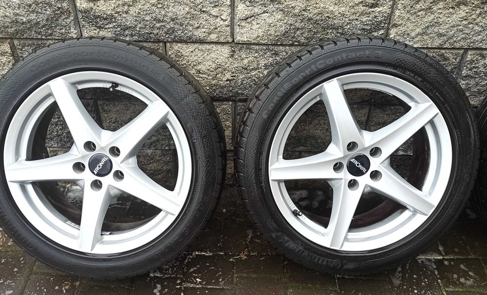 Felgi Aluminiowe 8Jx18 Ronal do Audi Volkswagena Skody Seata