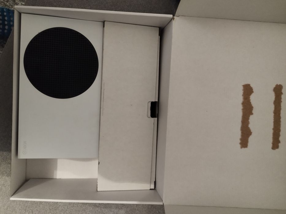 Xbox series s, pad, okablowanie, pudelko
