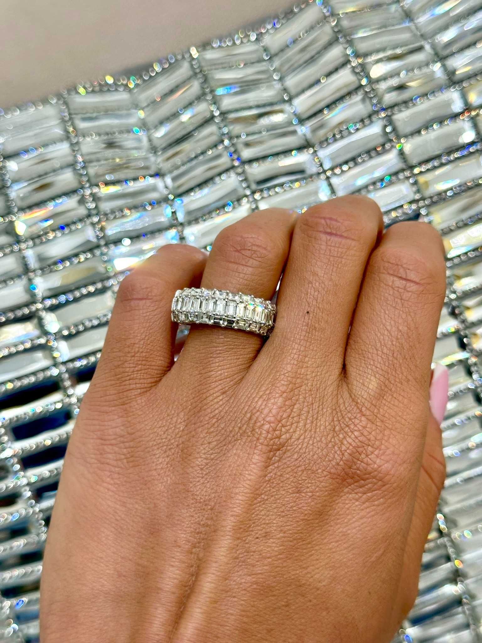 Pierścionek obrączka z diamentami naturalnymi 2.40 Ct
