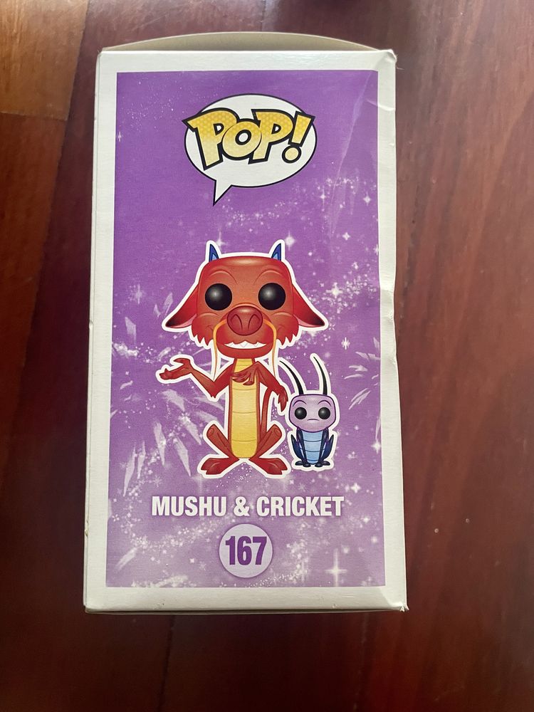 Pop disney mushu & cricket