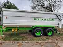 Pronar Przyczepa skorupowa T-700 XL 14,7-tony najnowszy model przyczepy skorupowej typu tandem z wywrotem do tyłu  dostępna w RAD-MASZ Opoczno