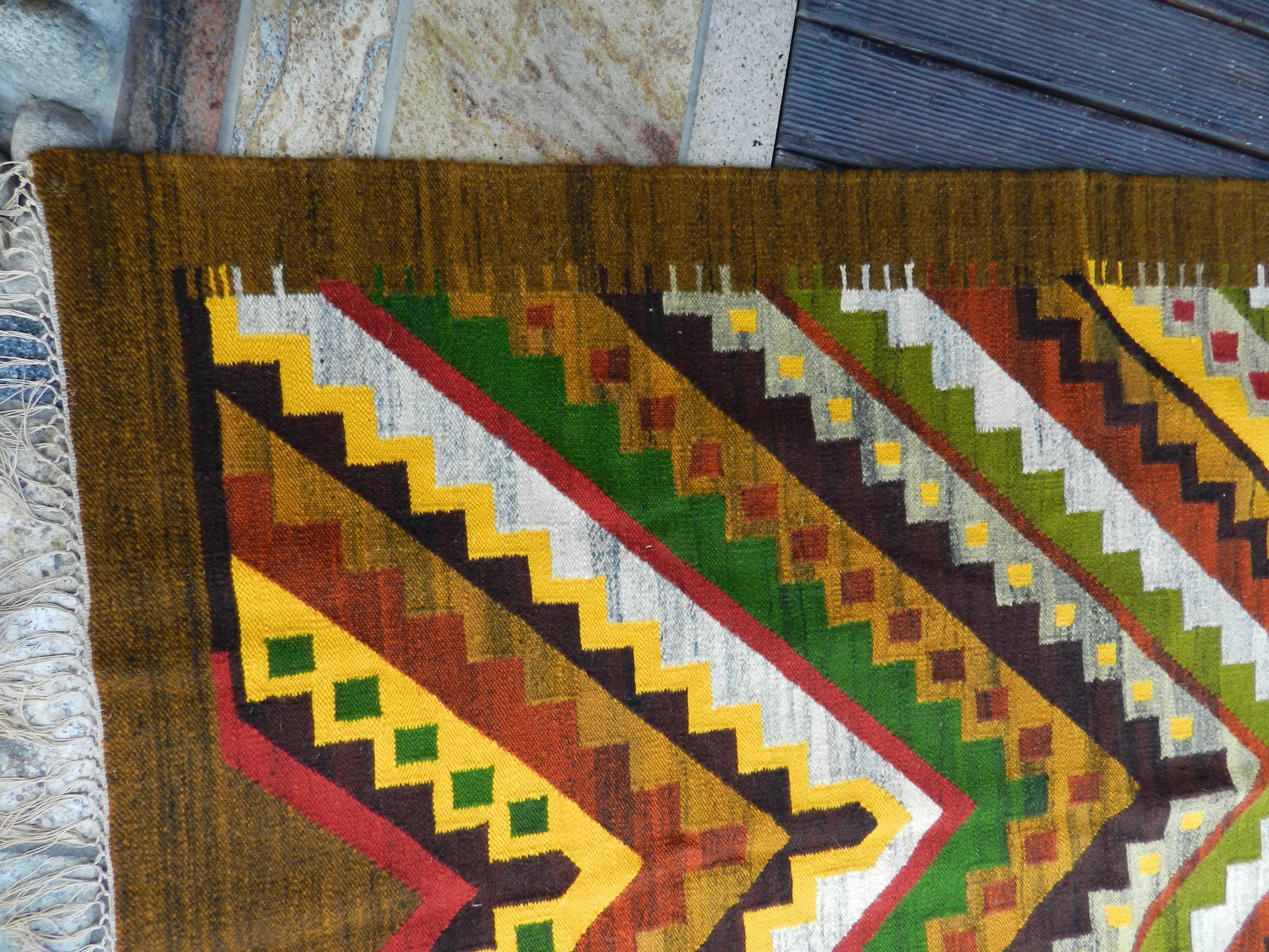 kilim ,,choinka,, J. Banaszkiewicz Cepelia design PRL stan bdb 220x150