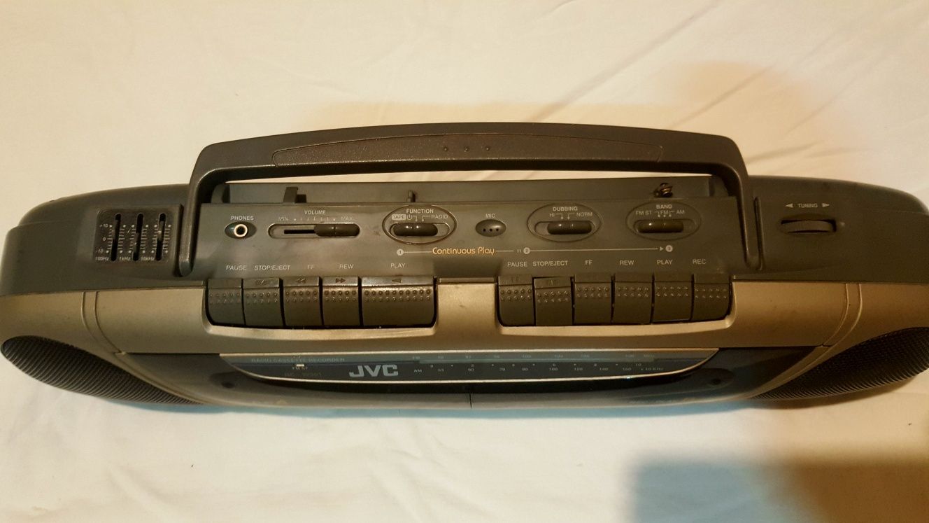 Radio Double Cassette Recorder JVC RC-W301