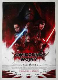 Plakat filmowy oryginalny - Gwiezdne Wojny  Ostatni Jedi