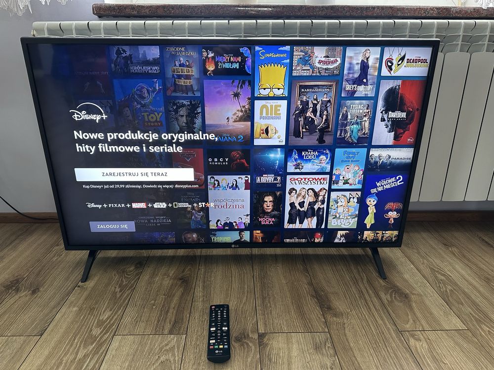 Telewizor LG 43 cale 4K UHD smart tv DVB-T2 HEVC